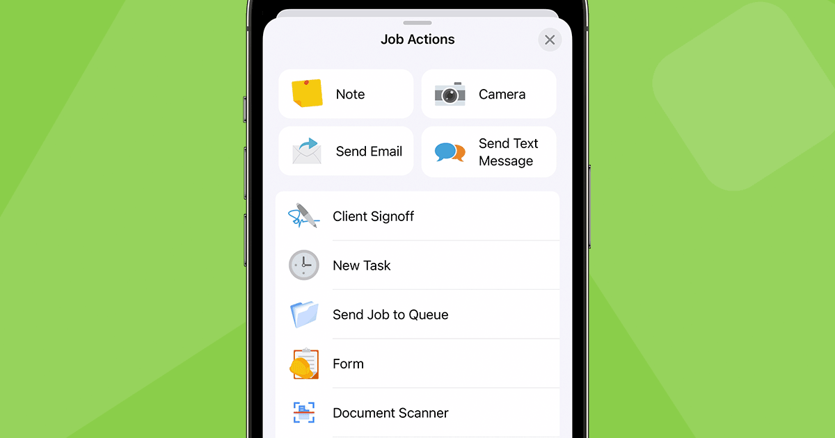screenshot of ServiceM8