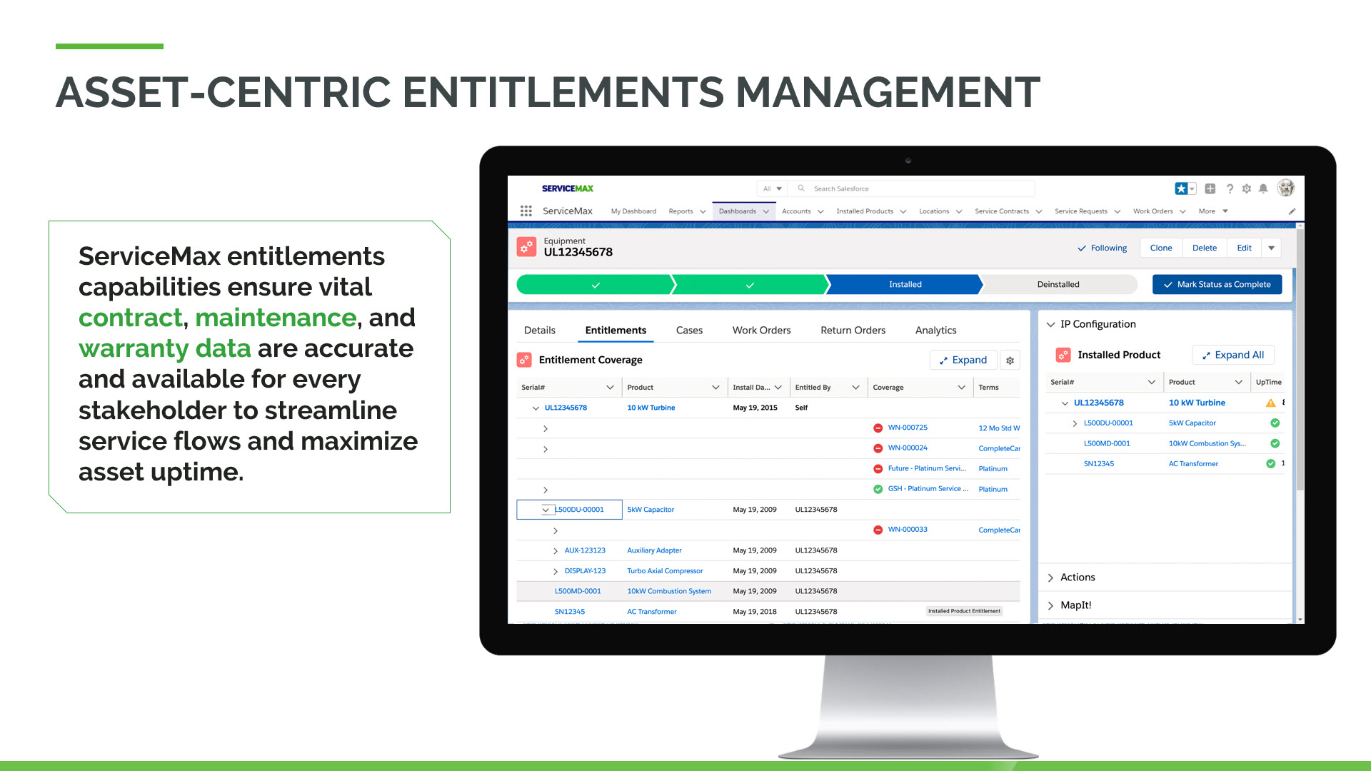 screenshot of ServiceMax