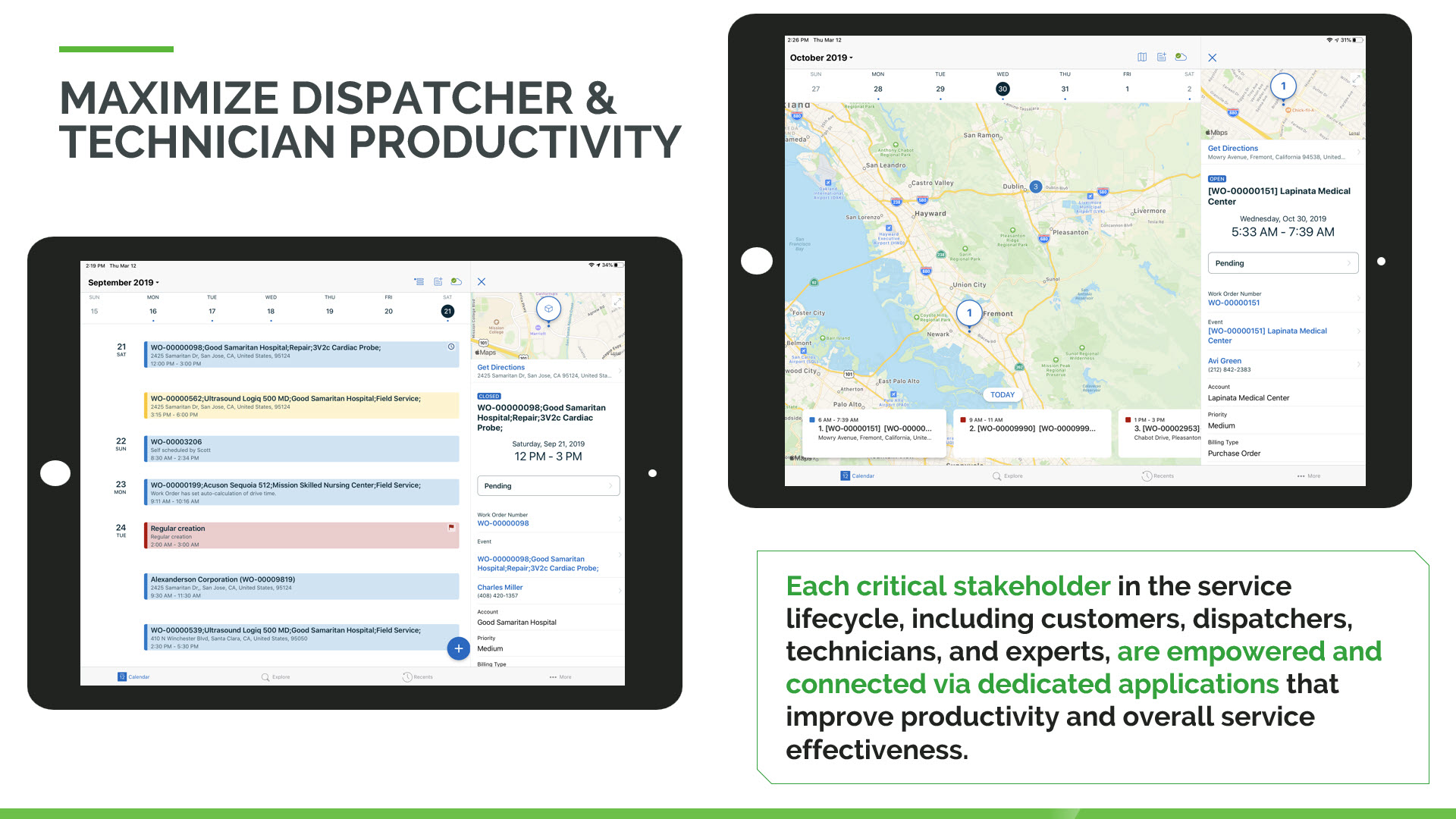 screenshot of ServiceMax