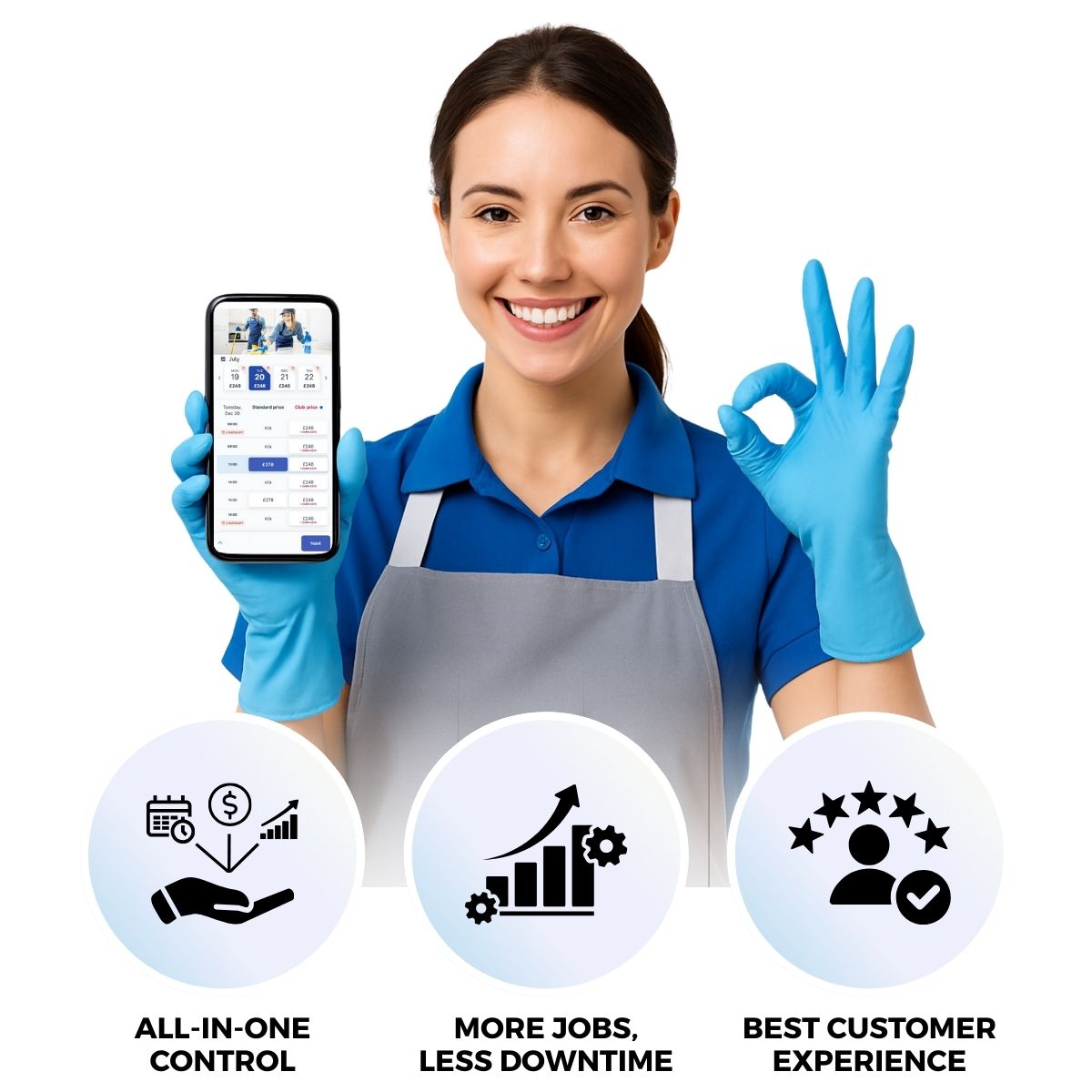 screenshot of ServiceOS