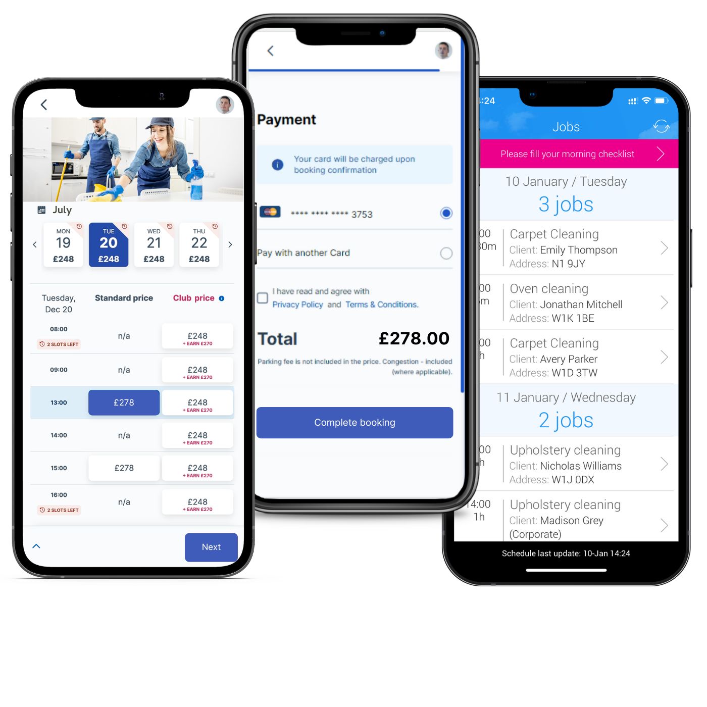 screenshot of ServiceOS