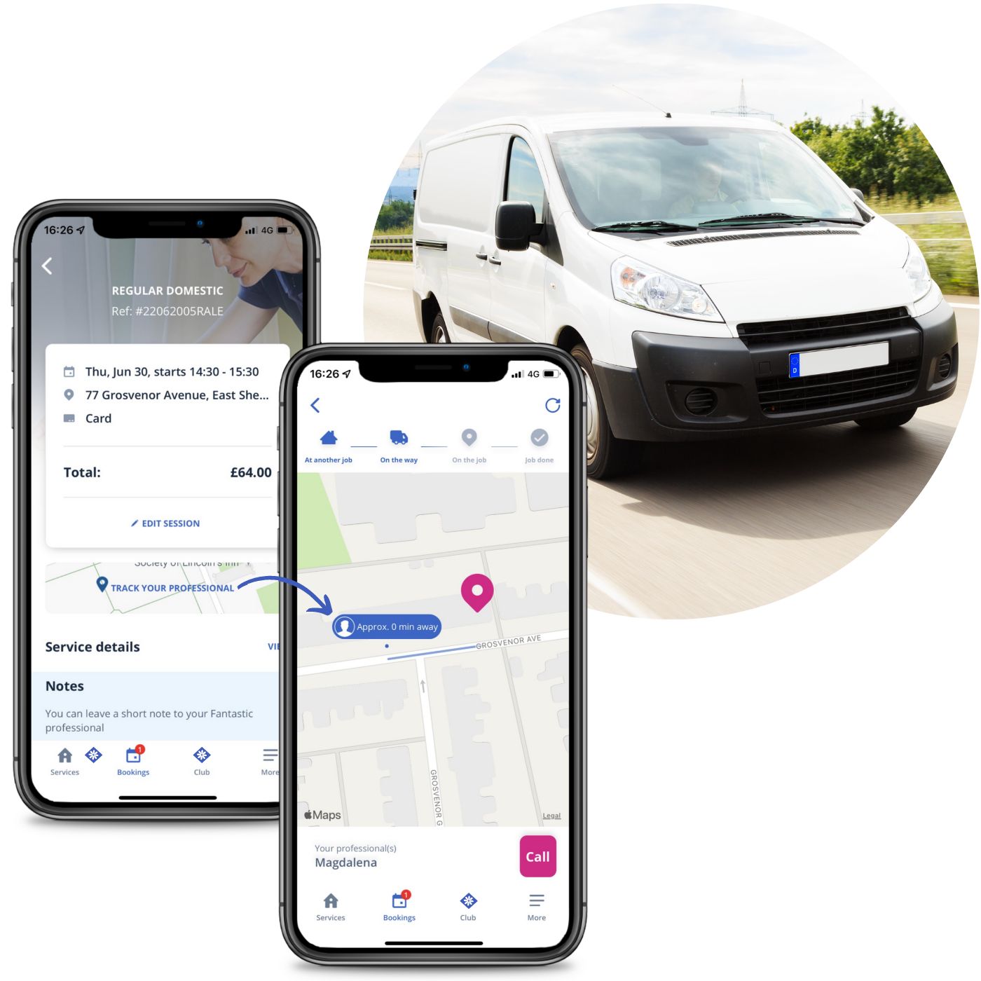 screenshot of ServiceOS