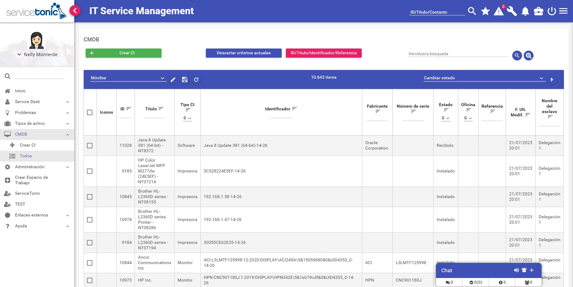 screenshot of ServiceTonic
