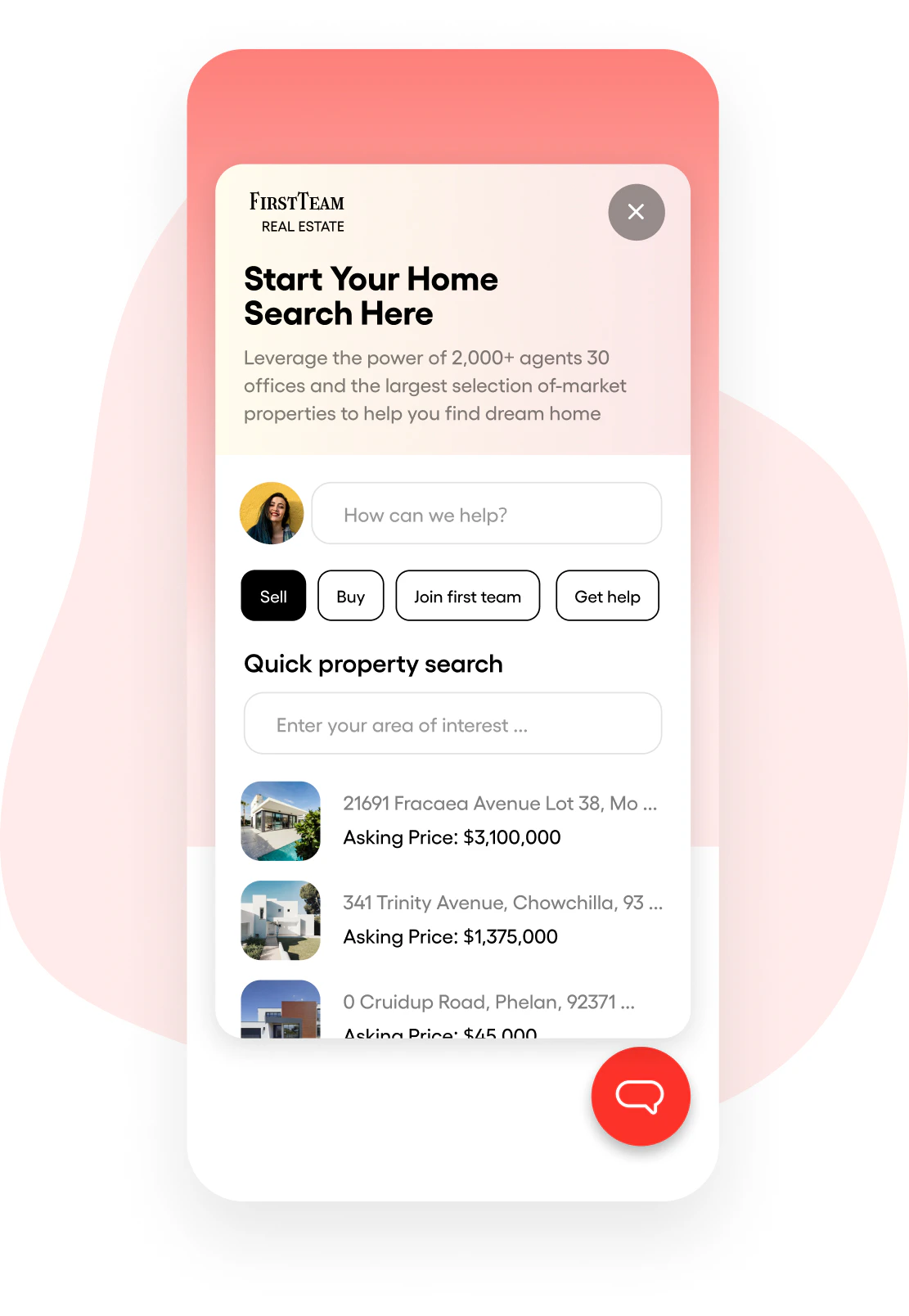screenshot of Serviceform