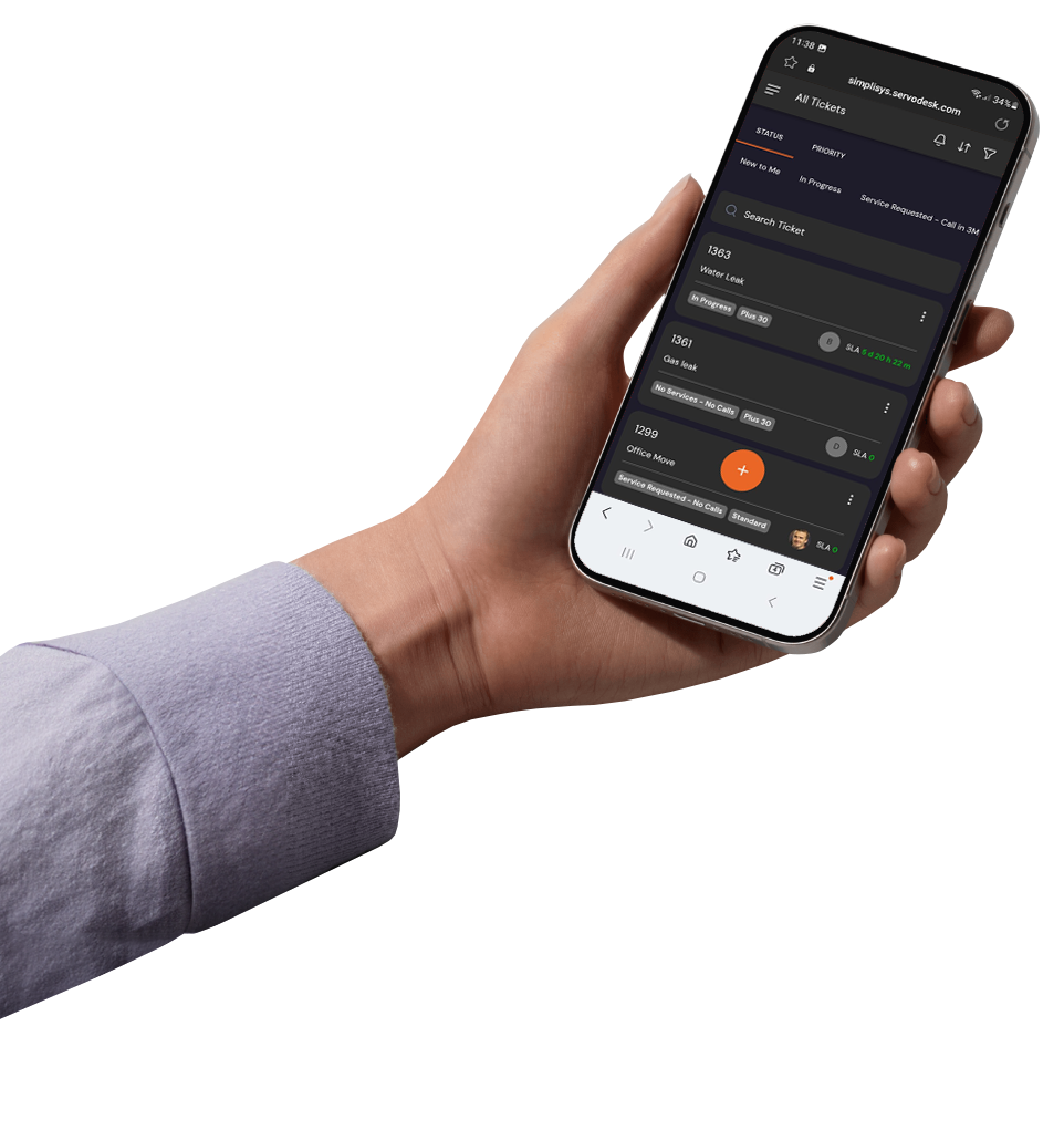 screenshot of ServoDesk