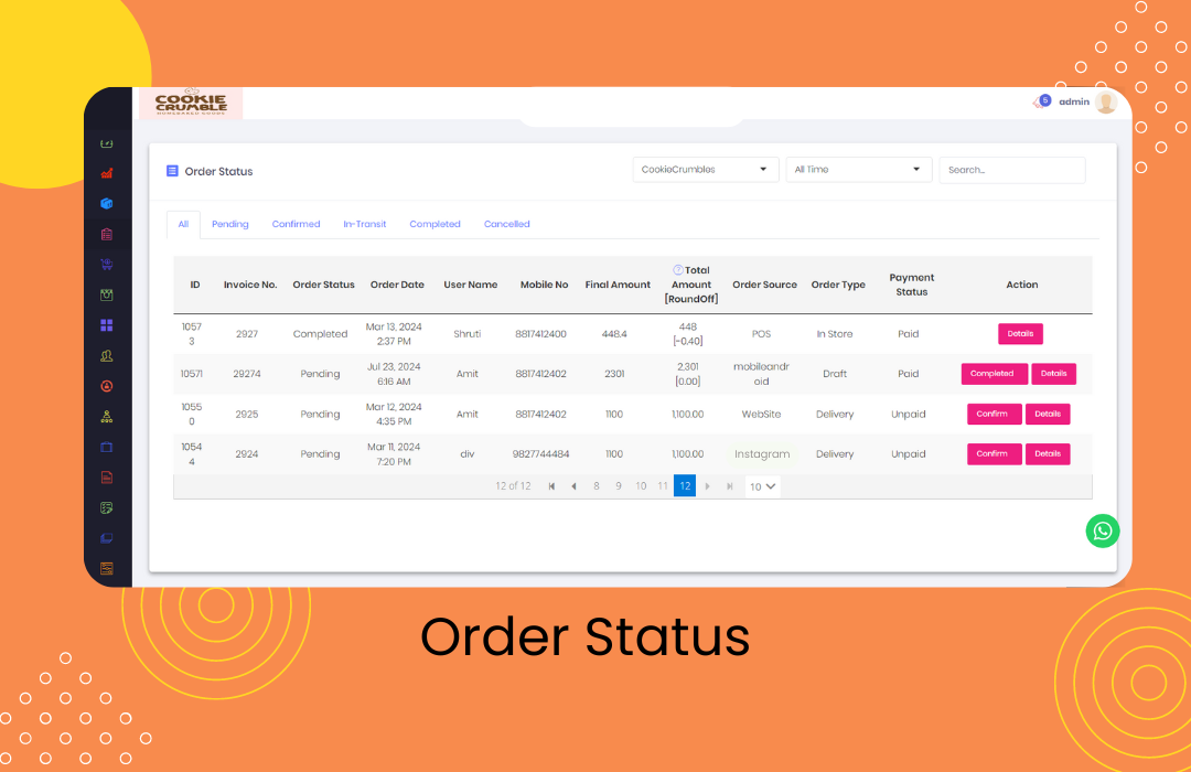 screenshot of SetMyCart