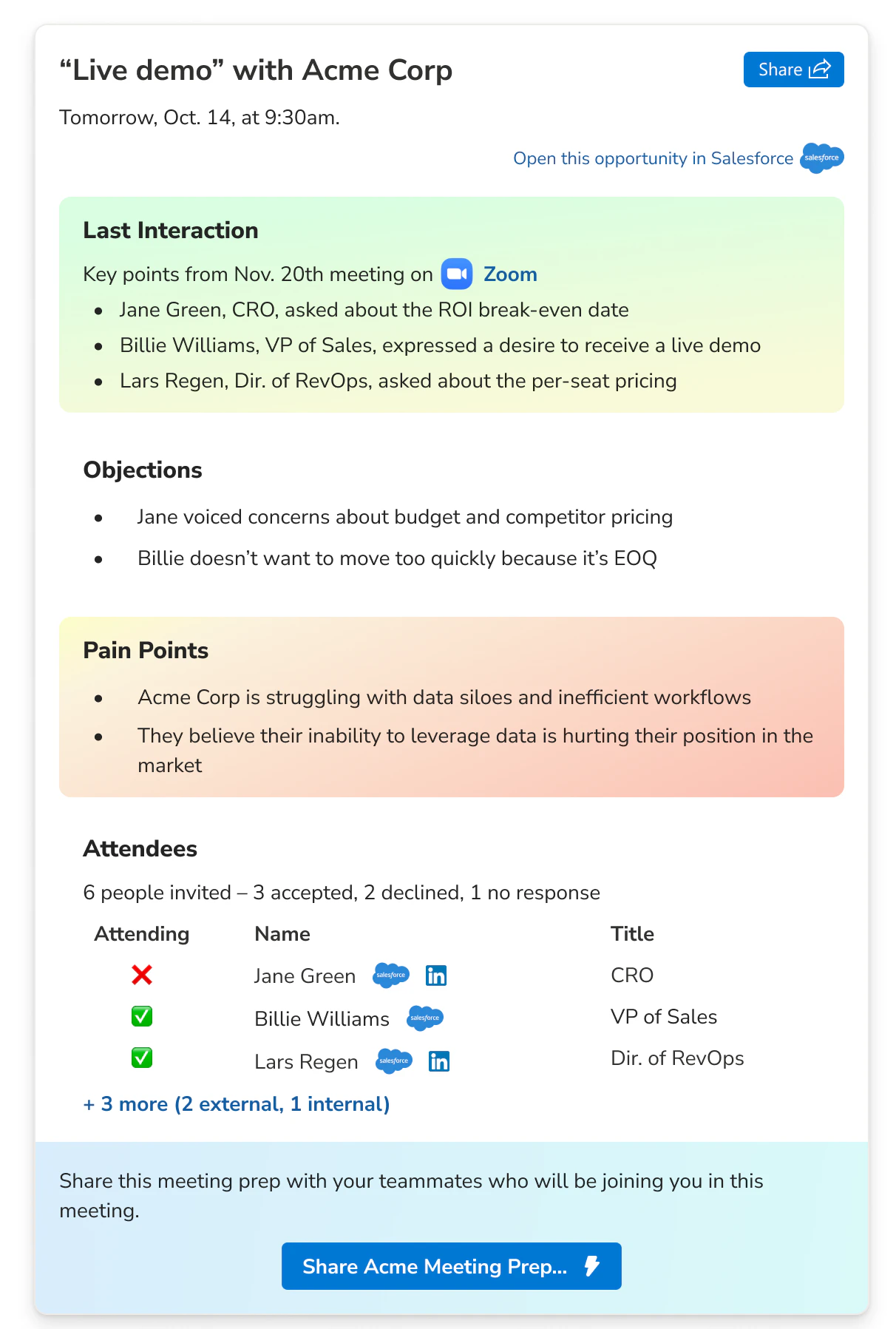 screenshot of SetSail