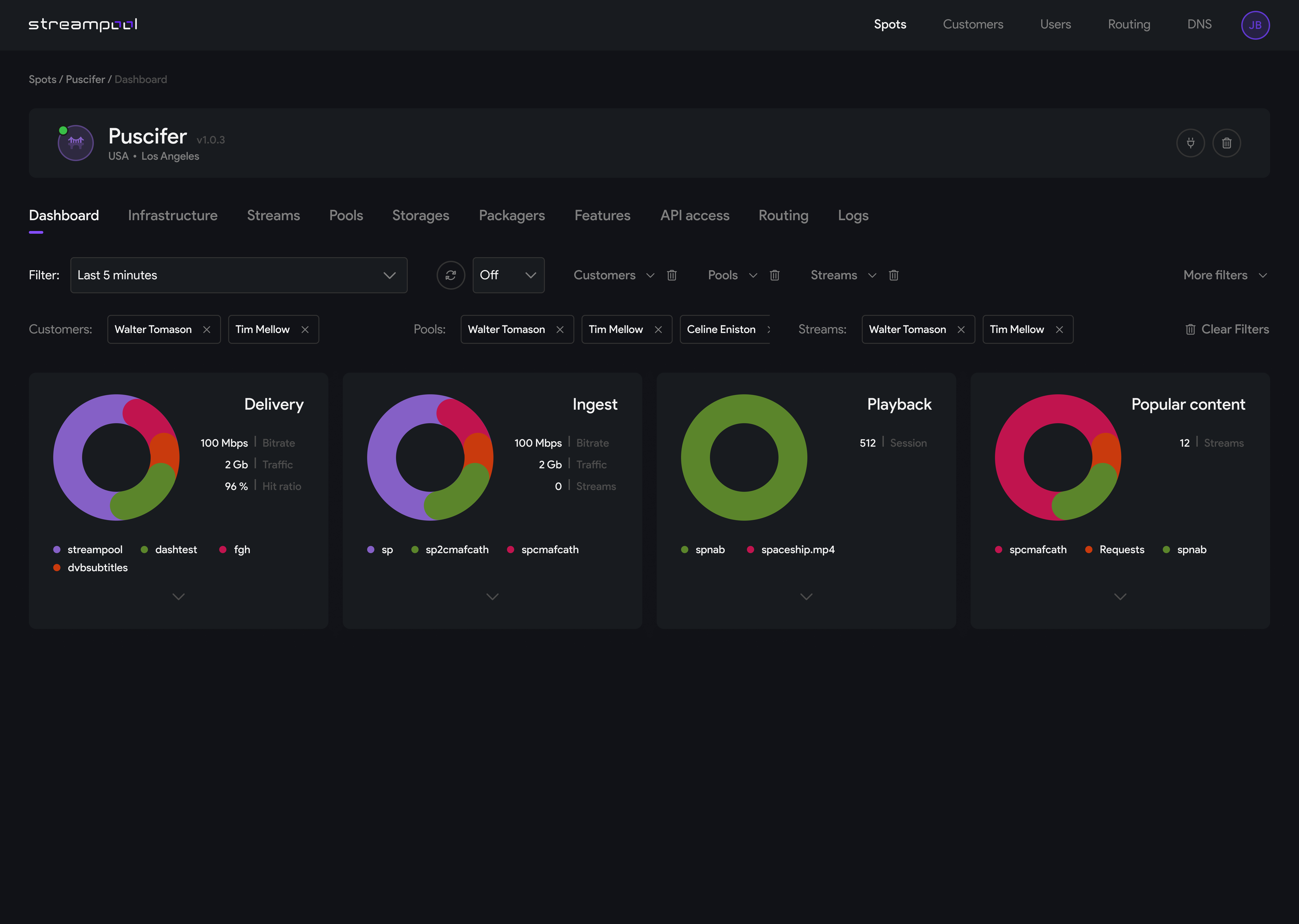 screenshot of Setplex
