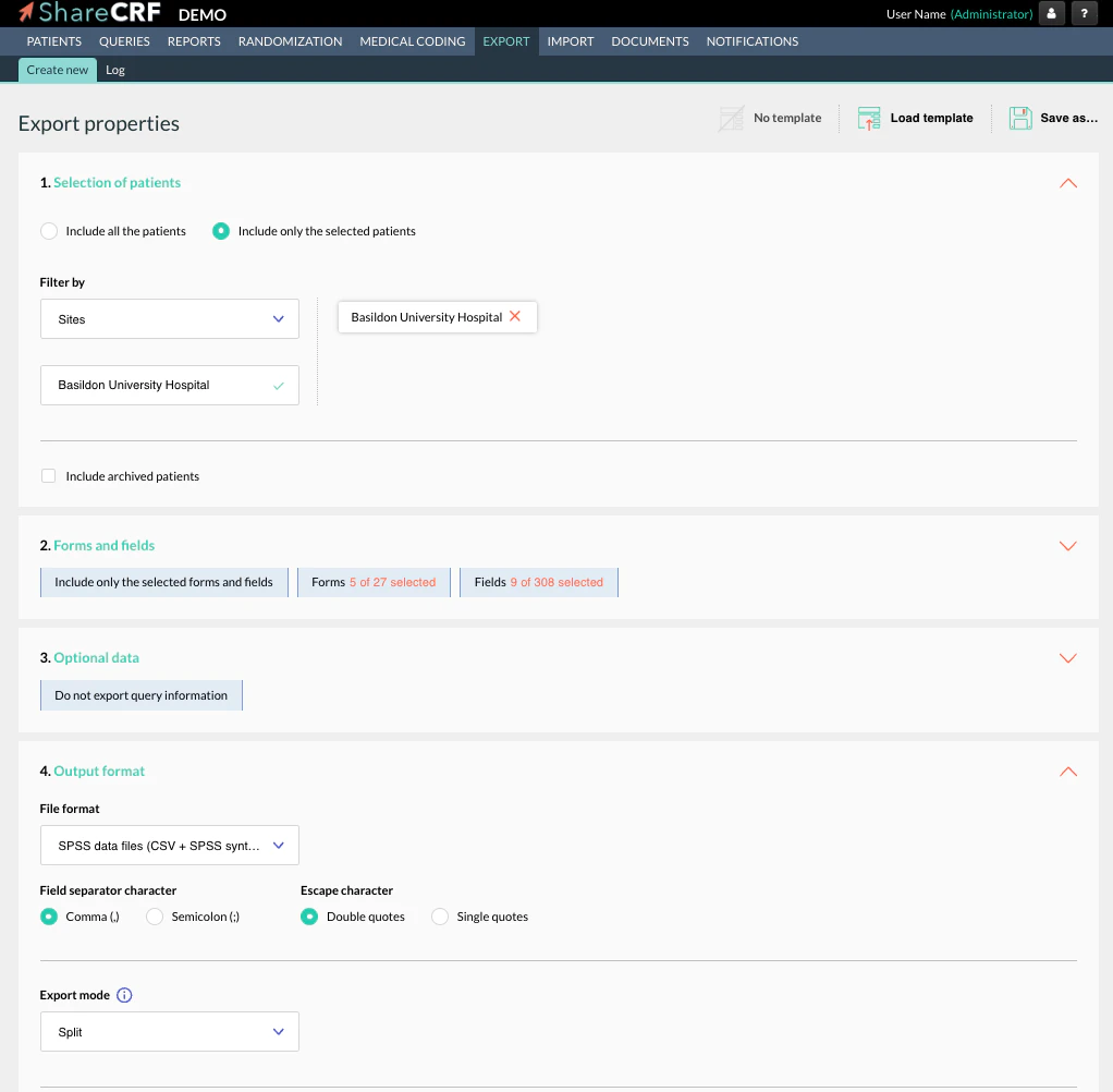 screenshot of ShareCRF