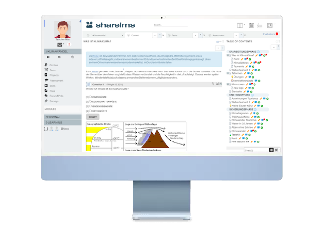 screenshot of ShareLMS