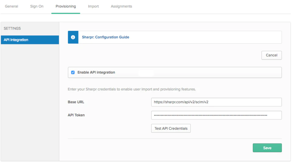screenshot of Sharpr