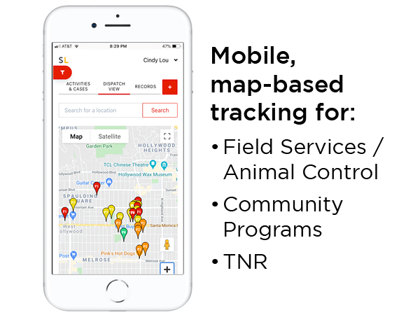 screenshot of Shelterluv