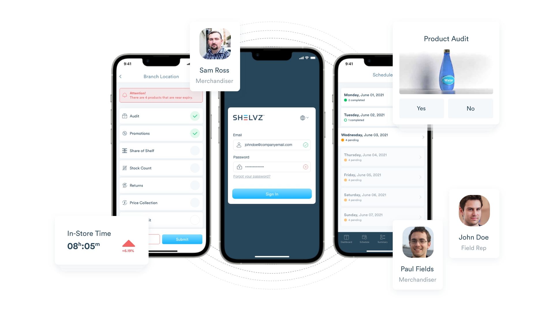 screenshot of Shelvz