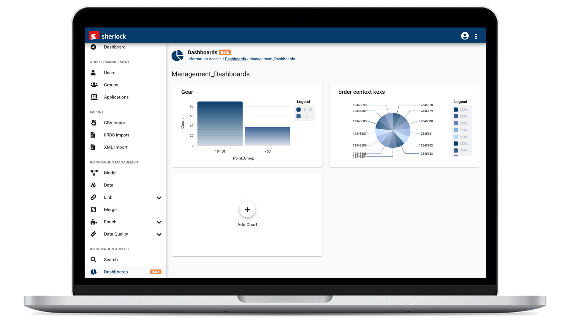 screenshot of Sherlock