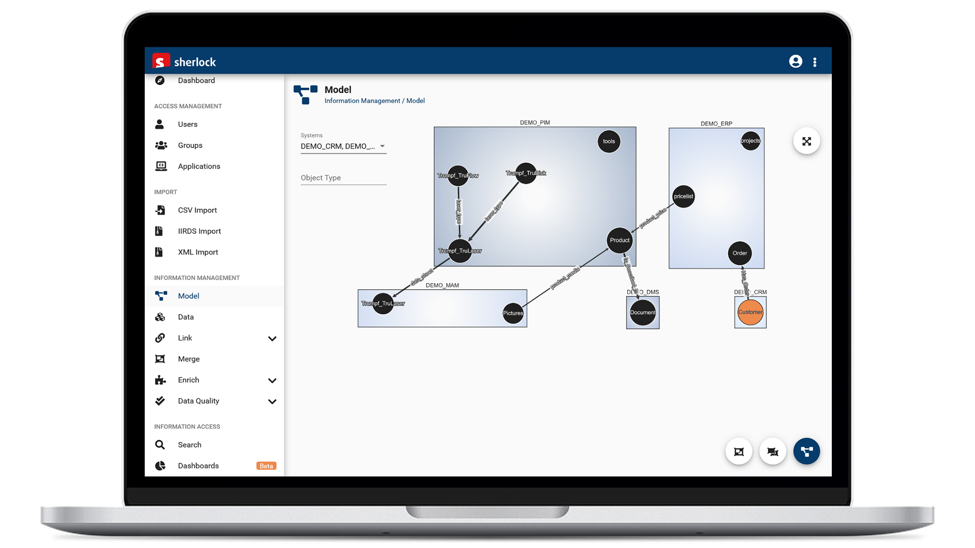 screenshot of Sherlock