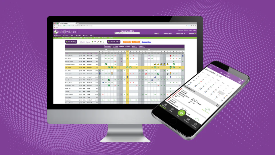 screenshot of ShiftWizard