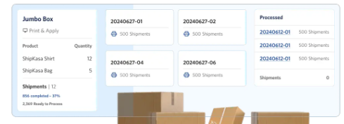 screenshot of ShipKasa