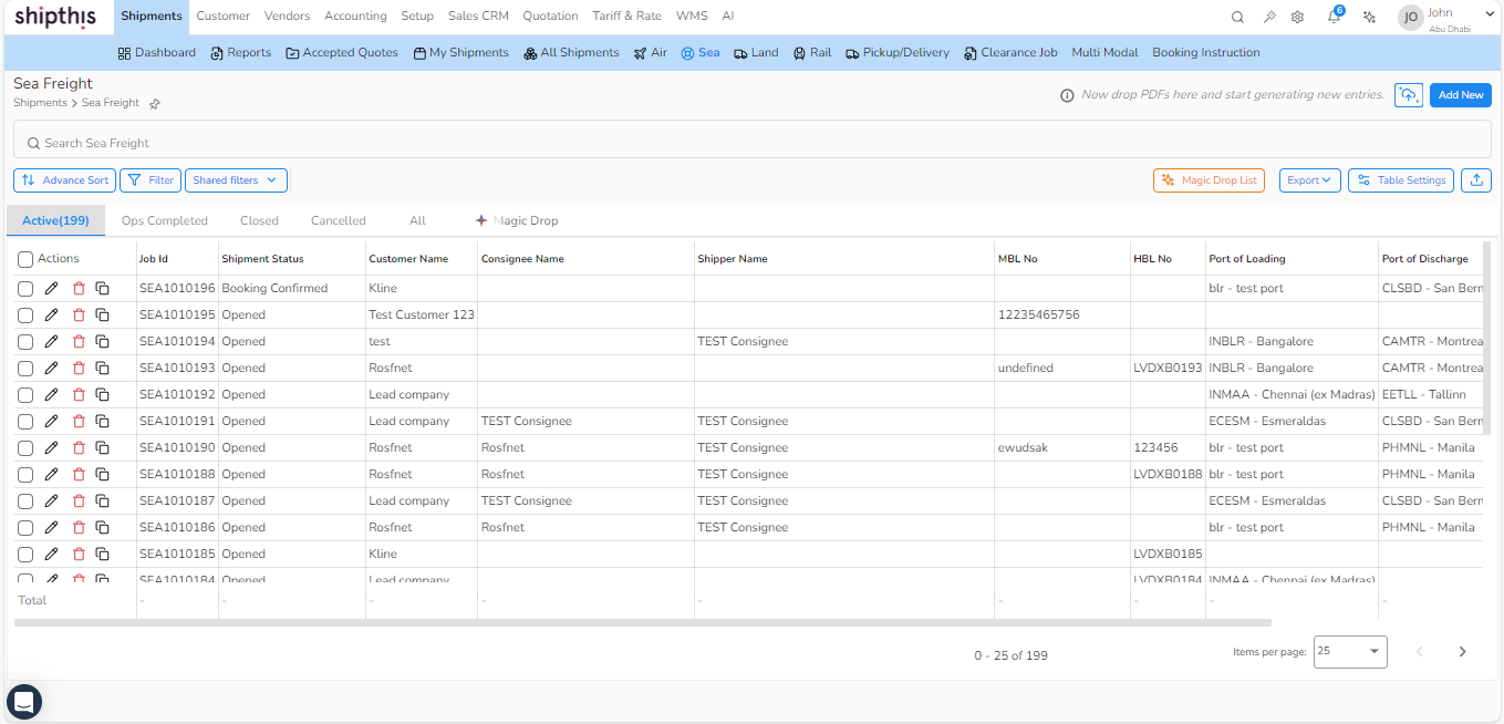 screenshot of Shipthis