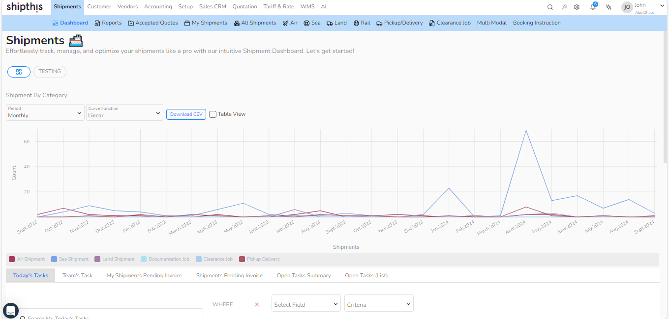 screenshot of Shipthis
