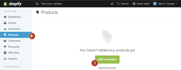 screenshot of Shipwire