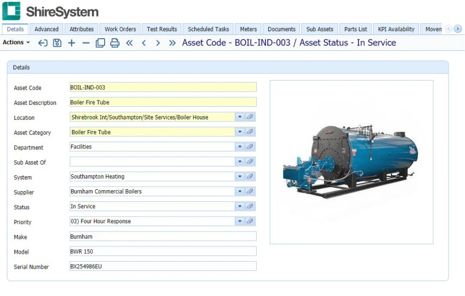screenshot of ShireSystem