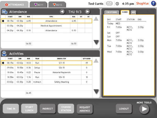 screenshot of ShopVue