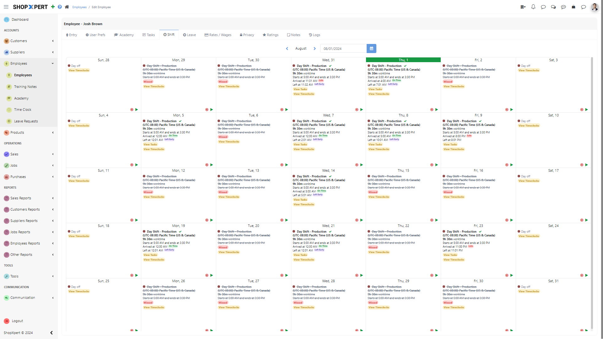 screenshot of ShopXpert