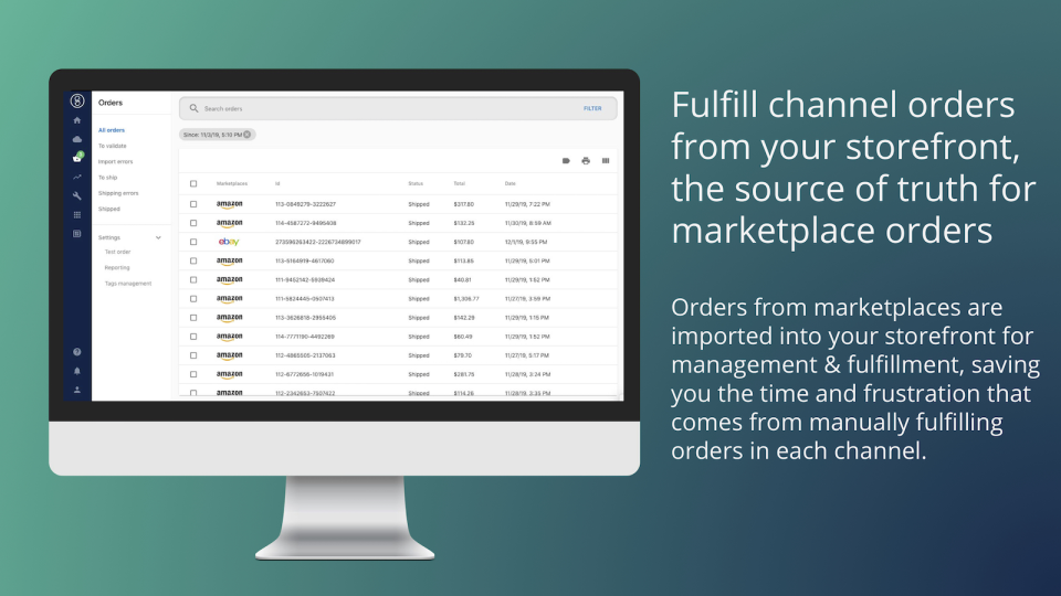 screenshot of Shoppingfeed