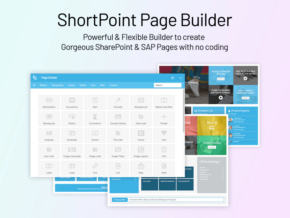 screenshot of ShortPoint