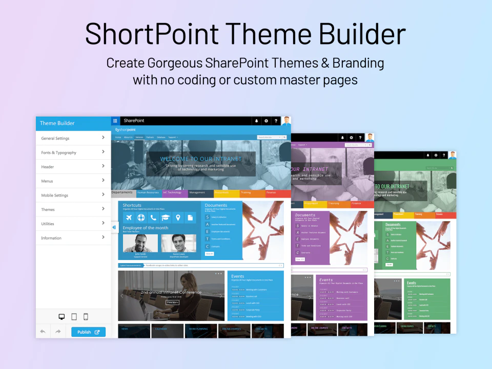 screenshot of ShortPoint