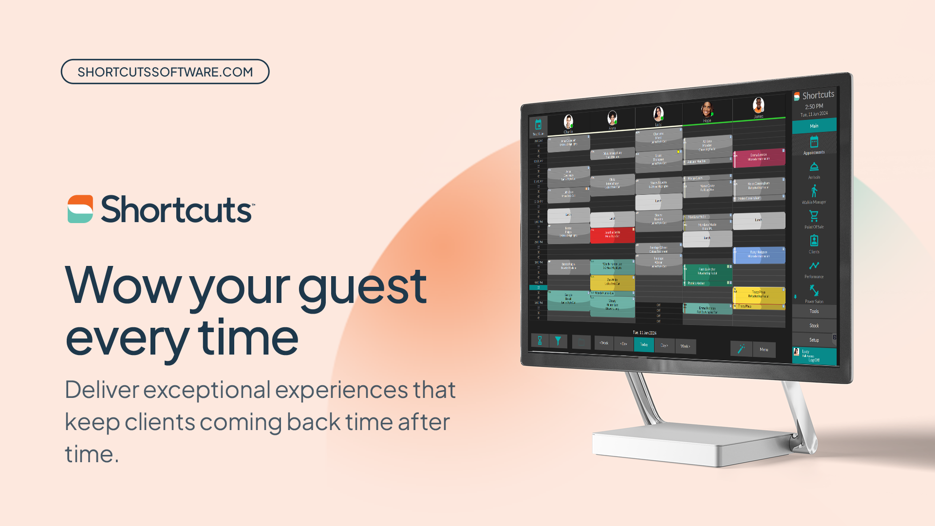 screenshot of Shortcuts