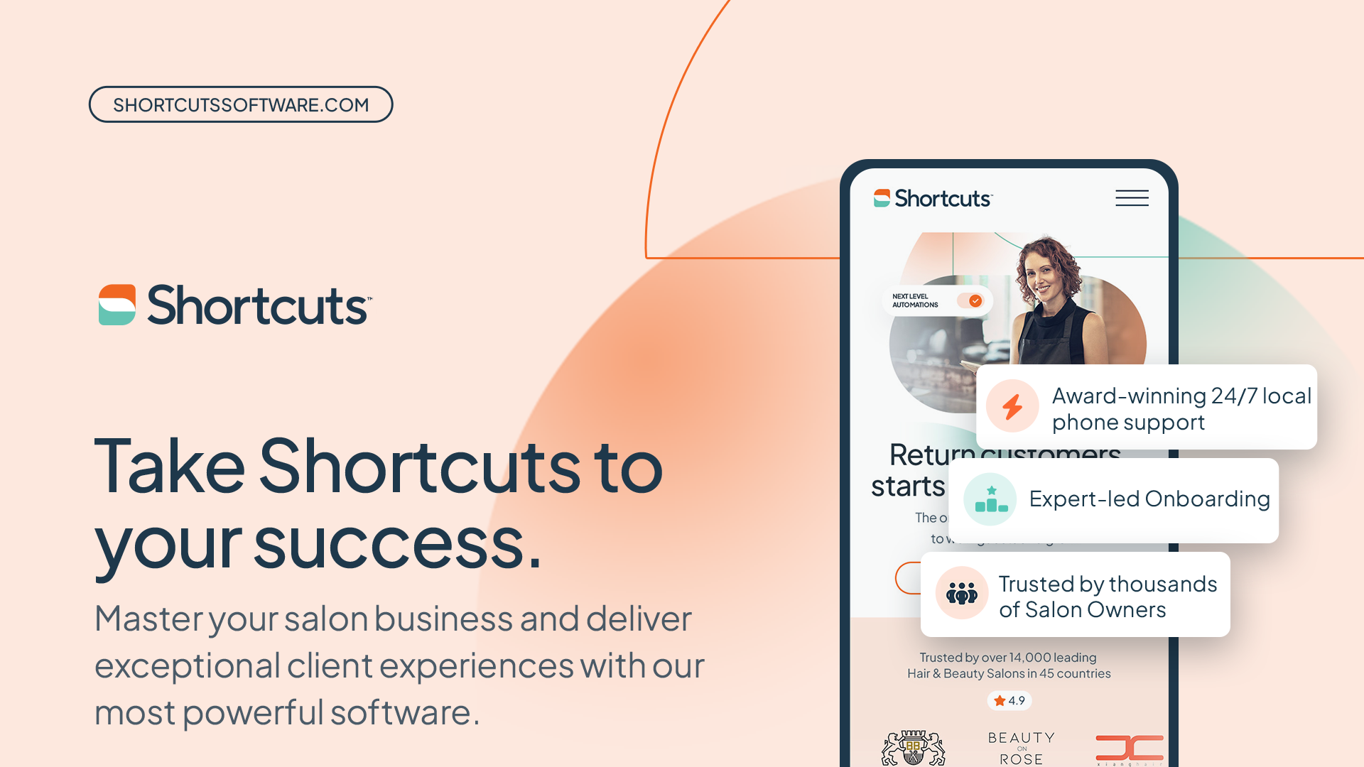 screenshot of Shortcuts