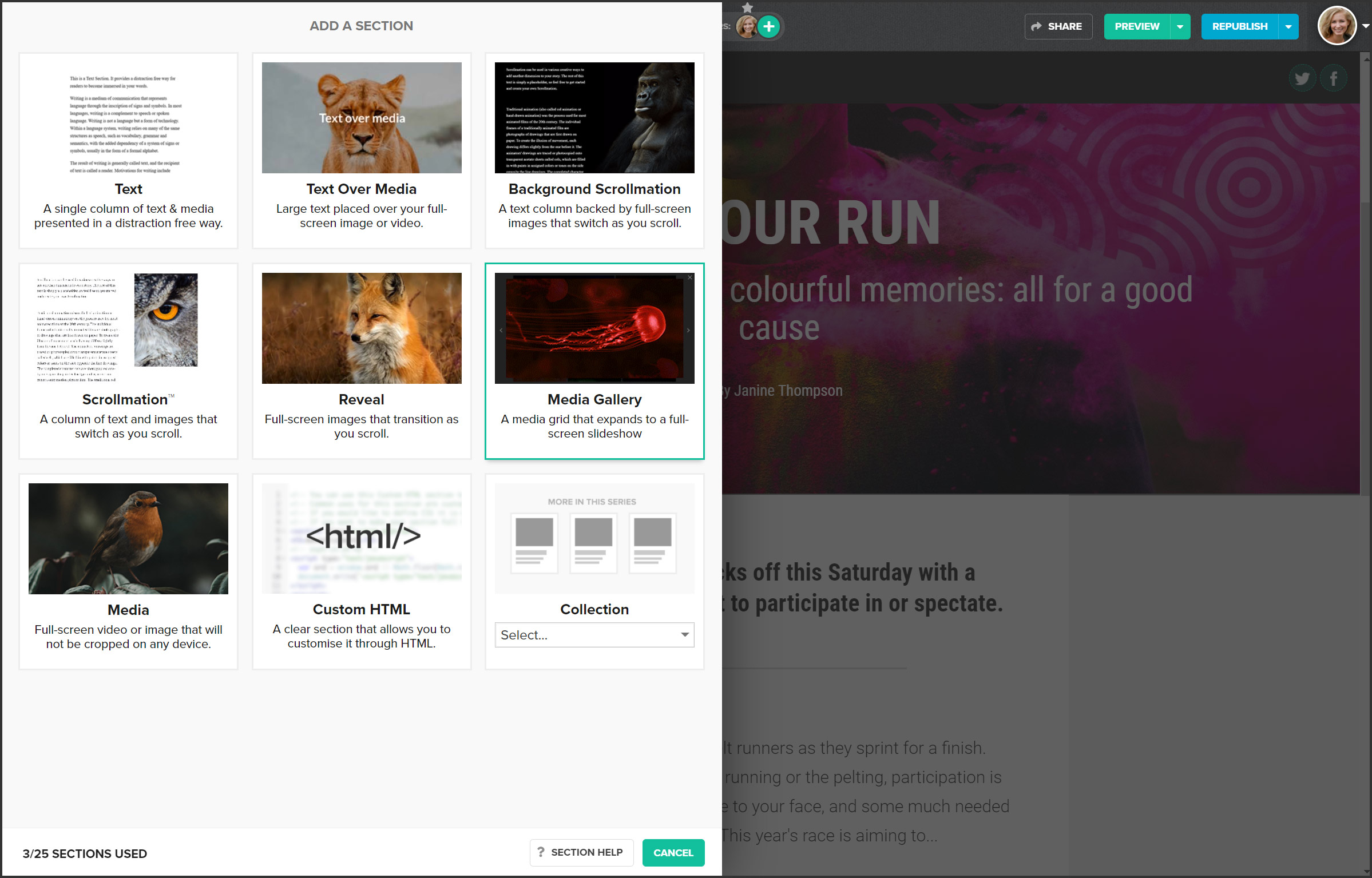 screenshot of Shorthand