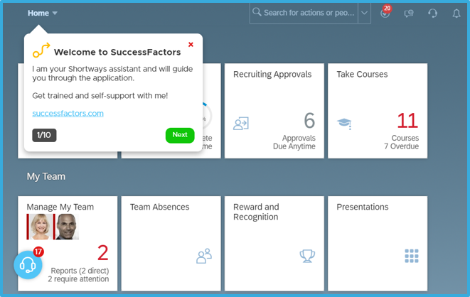 screenshot of Shortways