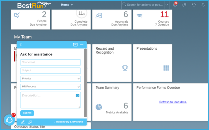 screenshot of Shortways