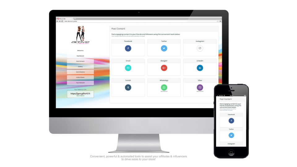 screenshot of ShoutOut