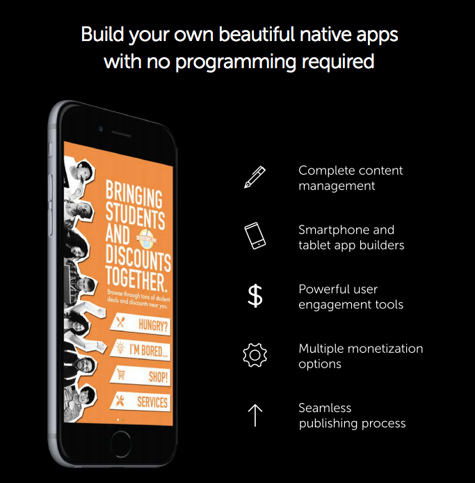 screenshot of Shoutem