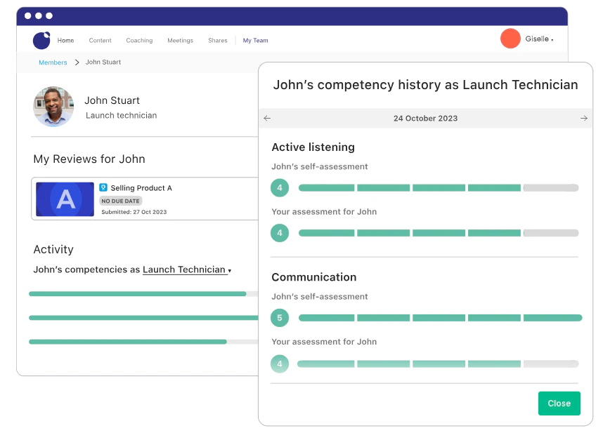 screenshot of Showpad