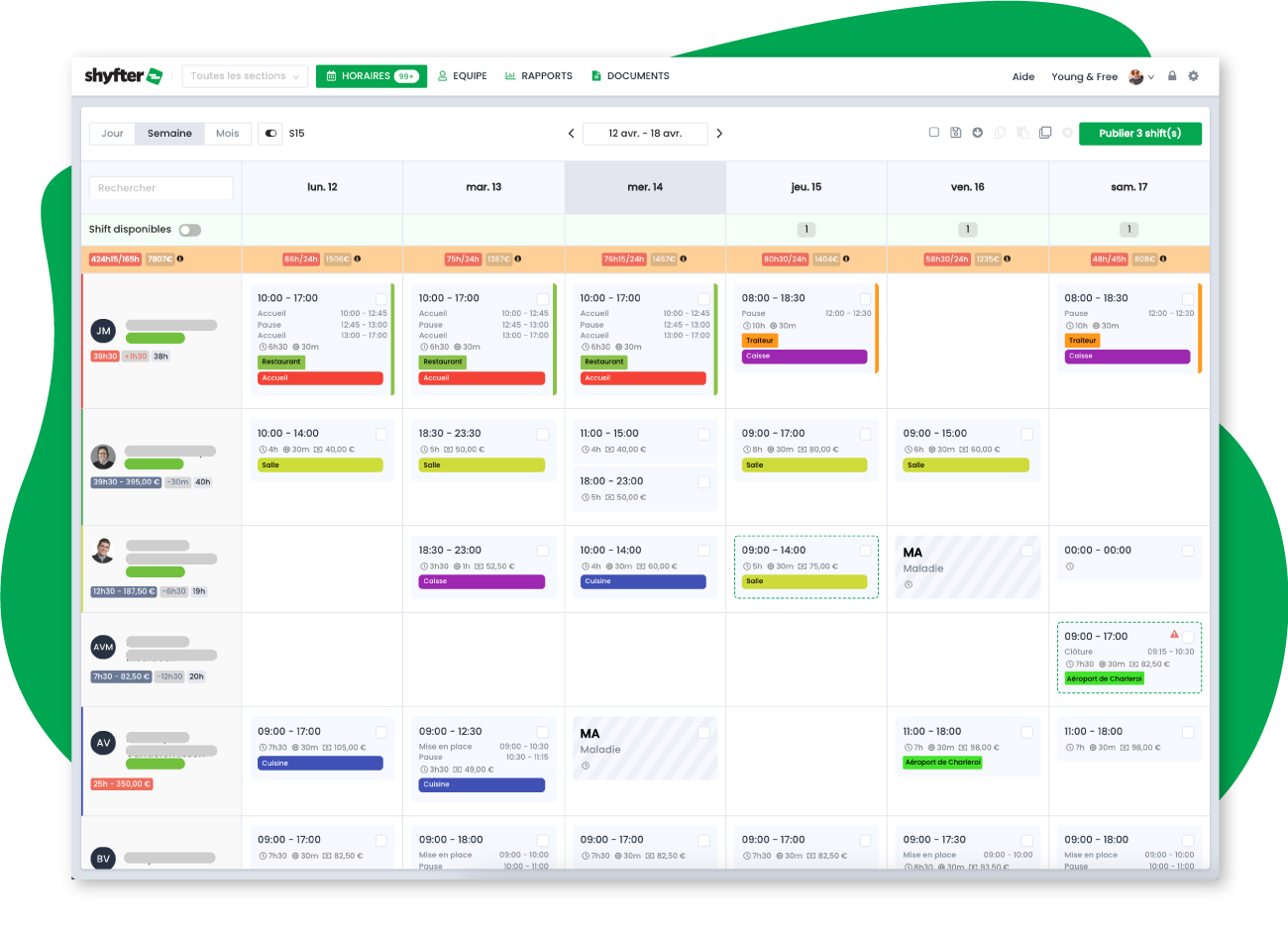 screenshot of Shyfter