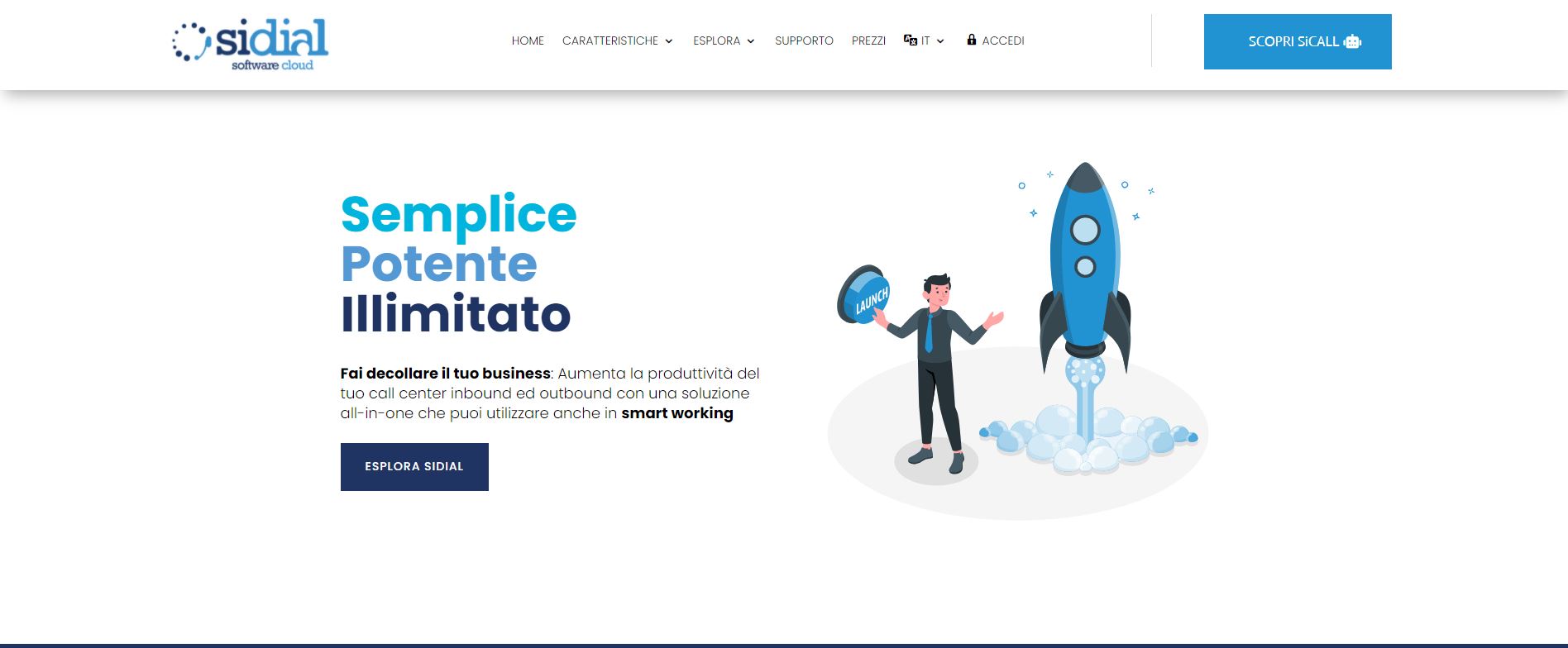 screenshot of SiDial