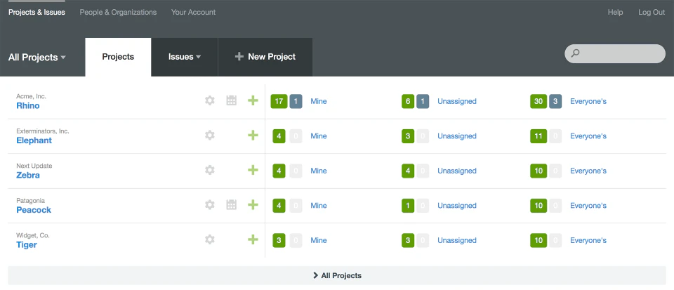 screenshot of Sifter