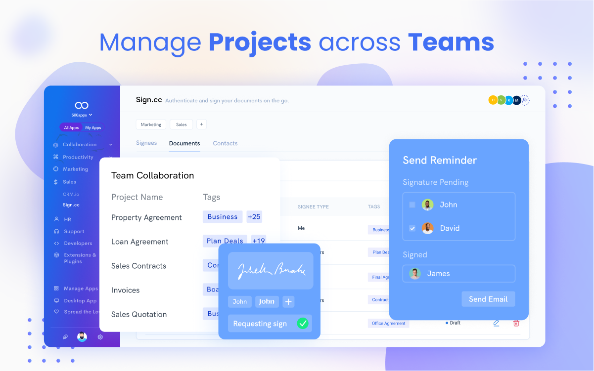 screenshot of Sign.cc
