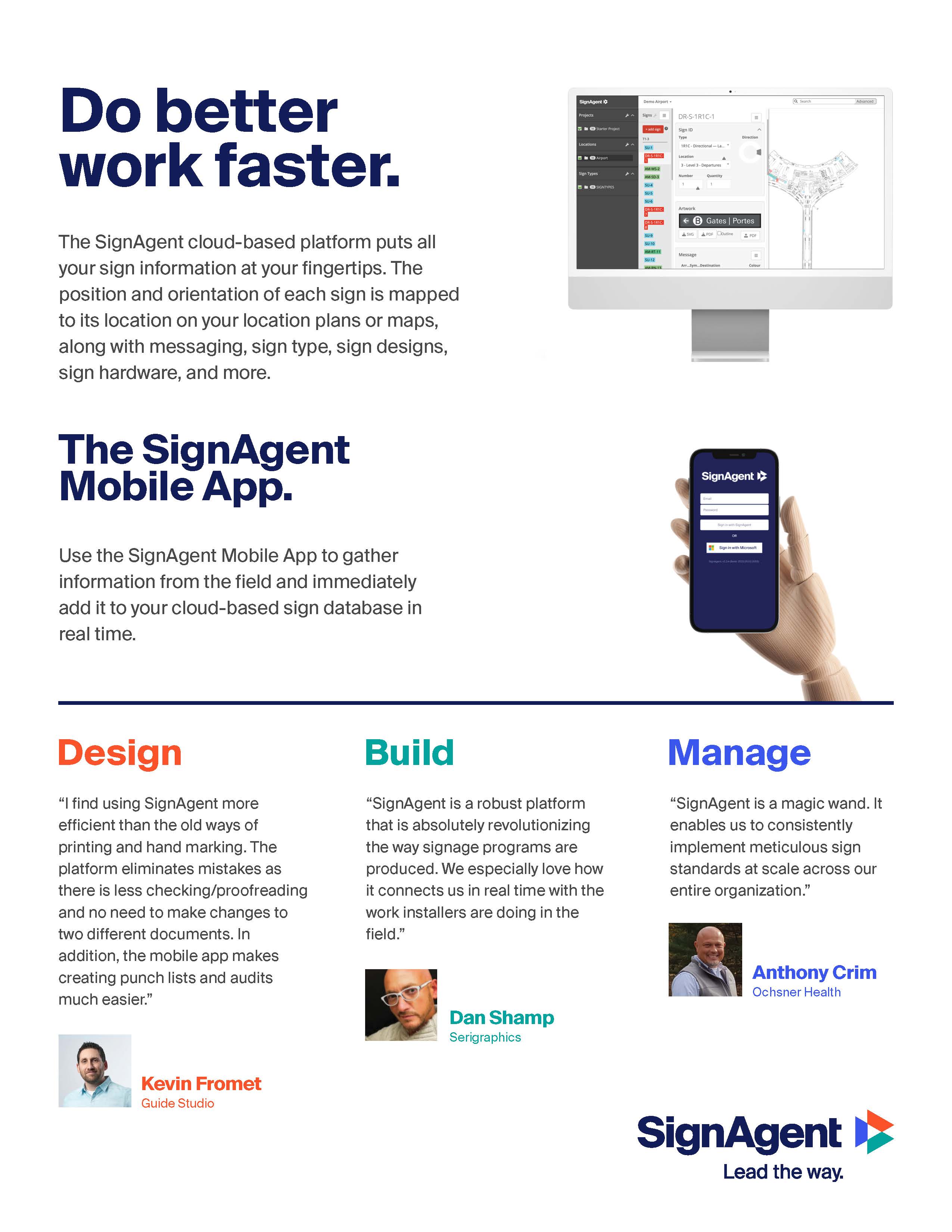 screenshot of SignAgent