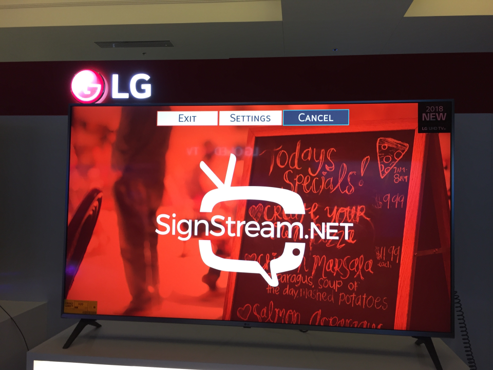 screenshot of SignStream.net