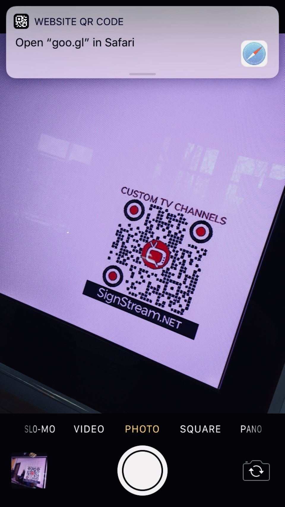 screenshot of SignStream.net