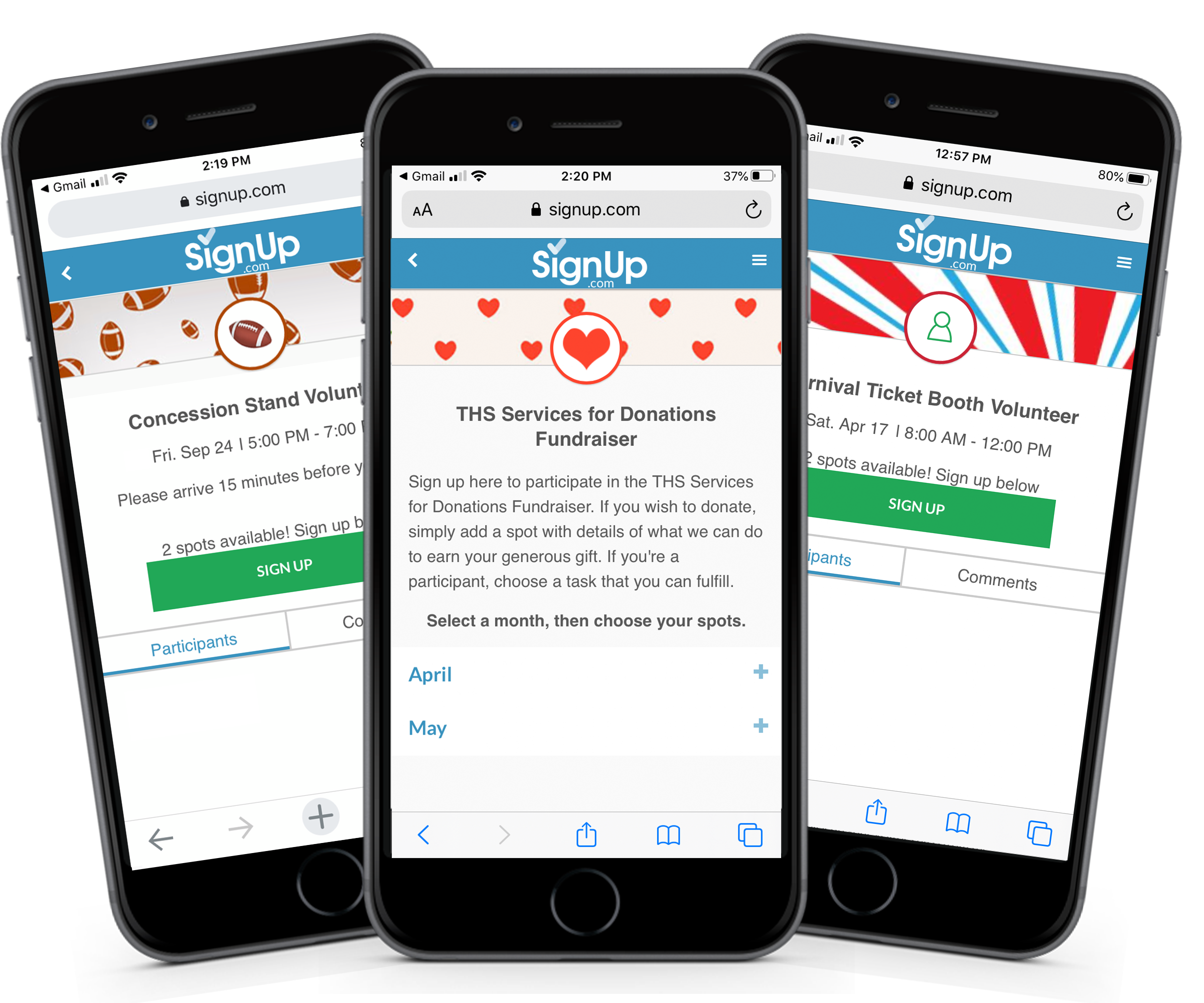 screenshot of SignUp.com