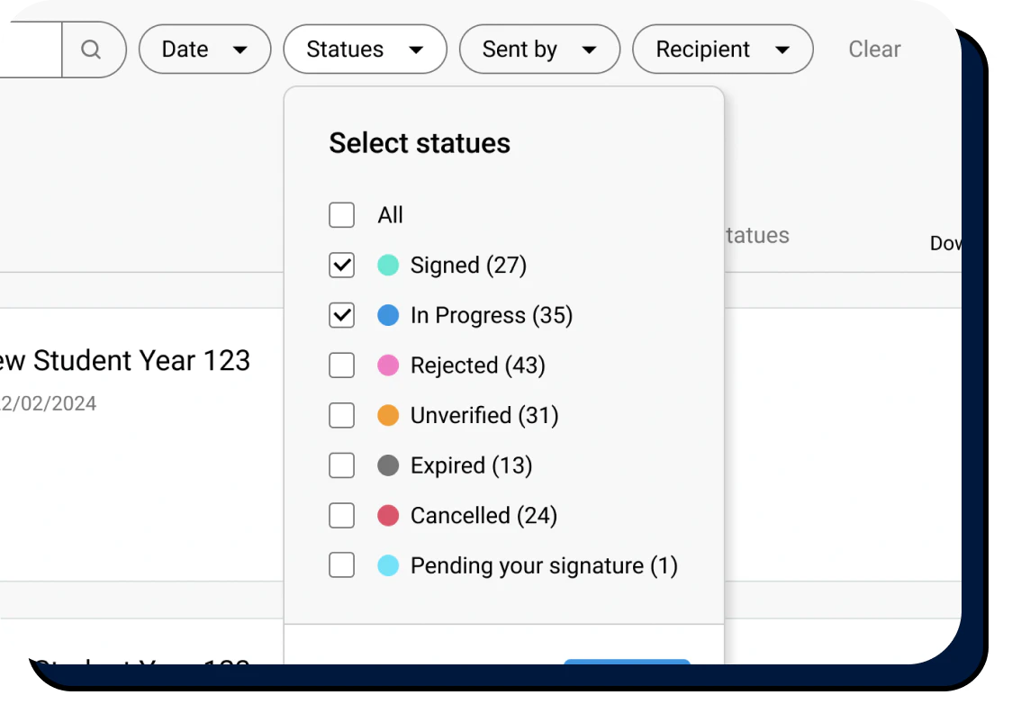 screenshot of Signable
