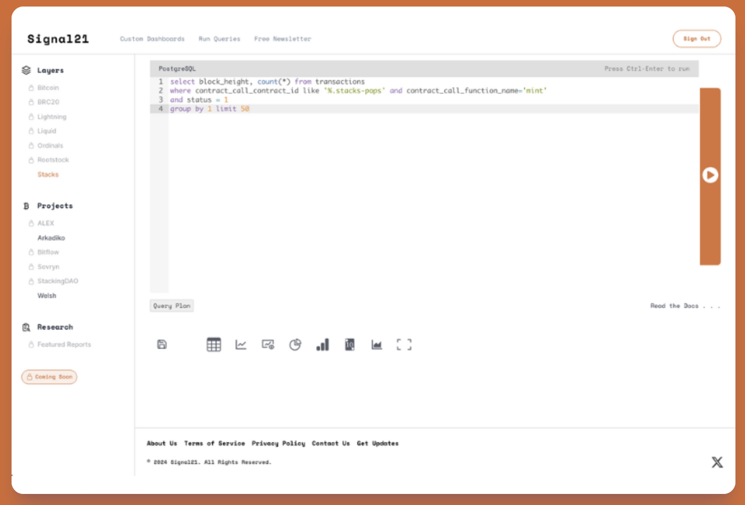 screenshot of Signal21