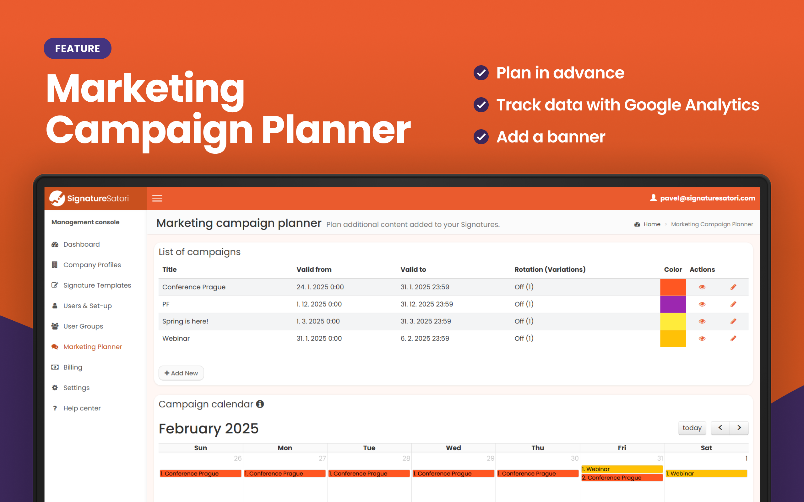 screenshot of SignatureSatori