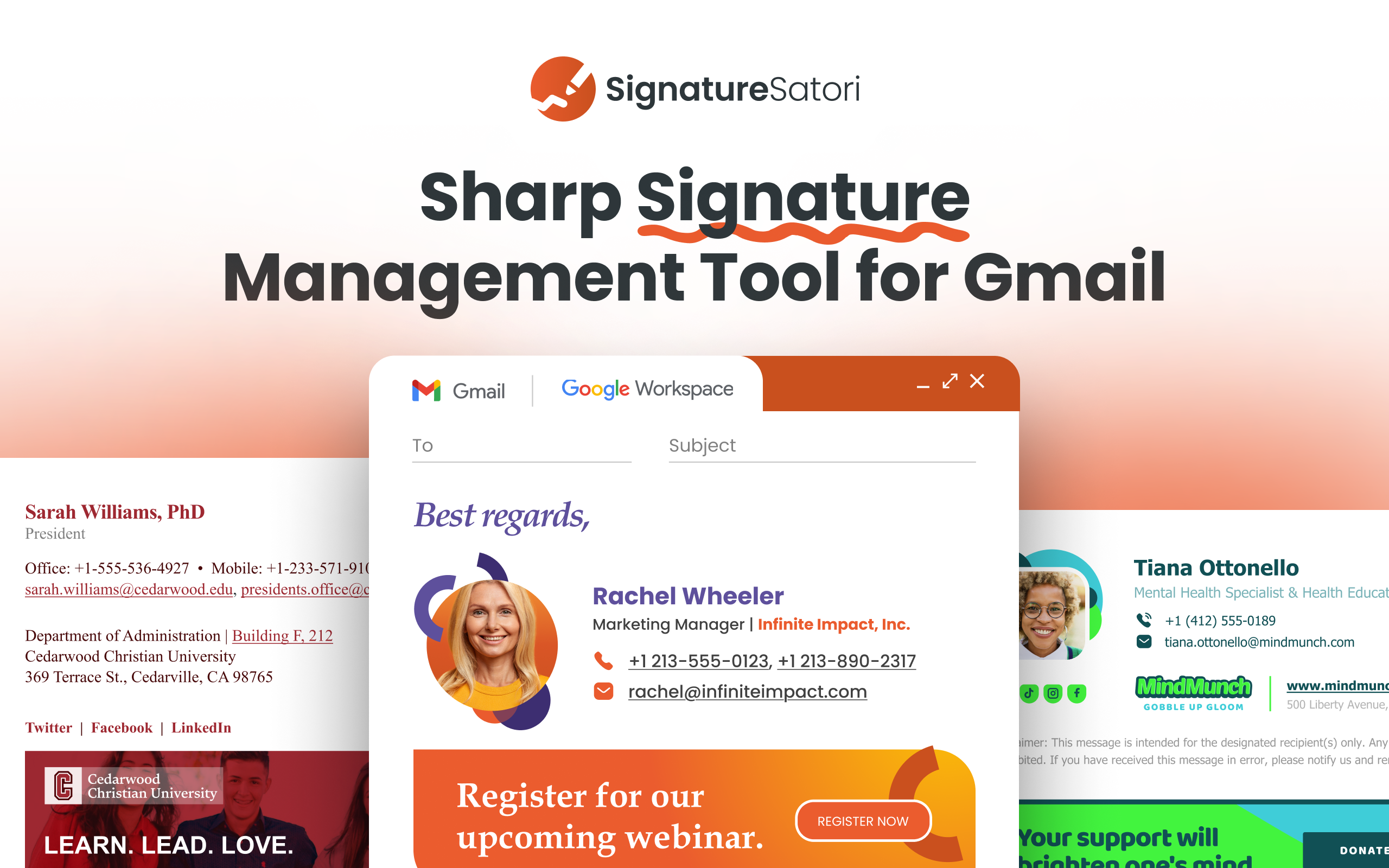 screenshot of SignatureSatori